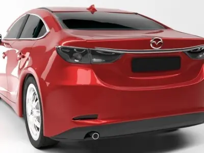 mazda 6 sedan 3D model