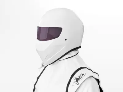 Stig model two people in race suit 3D model