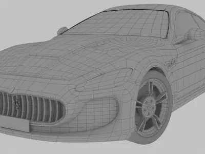 Maserati granturismo 3D model