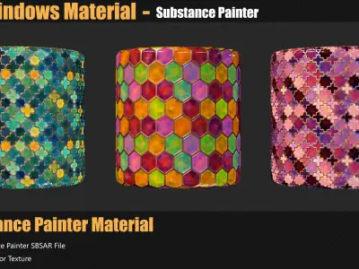 20 Stylized Windows Material In Substance Painter Texture