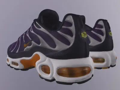 NIKE AIR TN PLUS SHOES PBR Low-poly 3D model