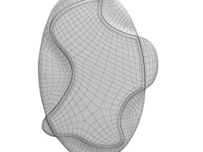 Bliss Wall Mirror 3D model