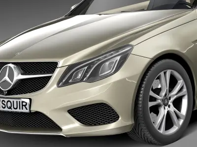 Mercedes-Benz E-class Cabriolet 2014 3D model