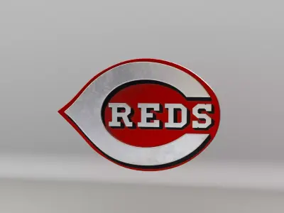MLB Cincinnati Reds V1 Team Logo 3D model