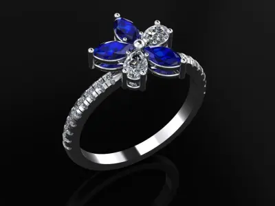 Tiffany Ring  3D print model