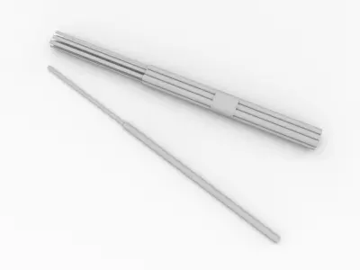 Sparkler Firework 3D model