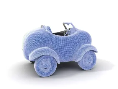 Mint Bubble Car model pack Low-poly 3D model