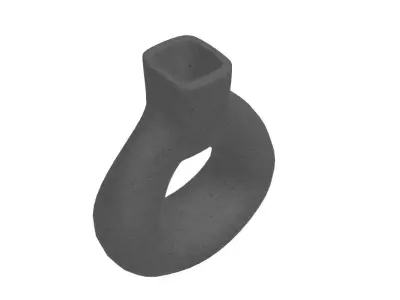 Concrete Vase 2 3D model