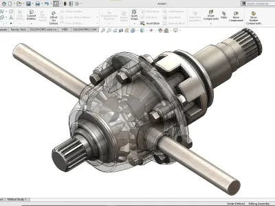 Differential Gear Box 3D model