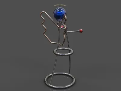 Abstract angel Free 3D model