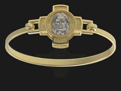 BRACELET CROSS N - 16 3D print model