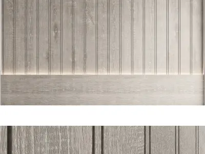 Decorative wall panels set 35 3D model
