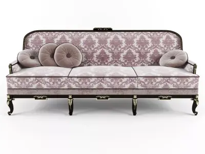 Bespoke High-End3 Seater Sofa 3D model