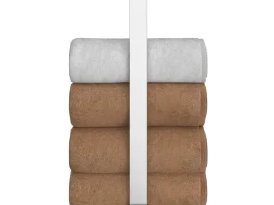 Towels Rolls 3D model
