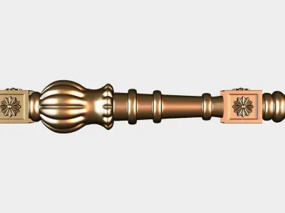 Carved decor for cnc 77 3D model