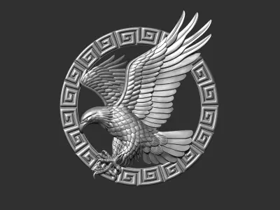 eagle greek 3D print model