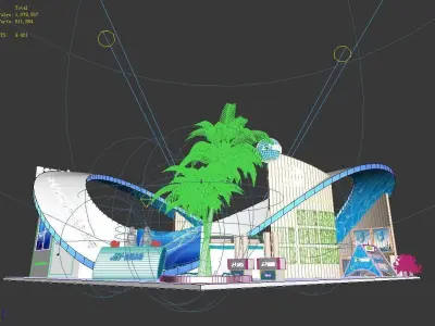 Exhibition - Area - 12X15-3DMAX2009-04 3D model