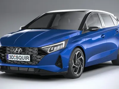 Hyundai i20 2021 3D model