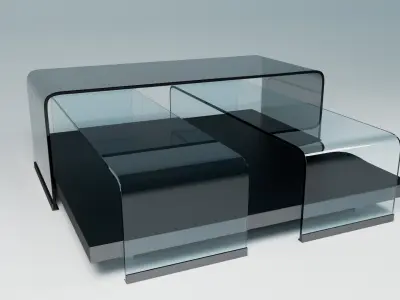 coffee table 3D model 12