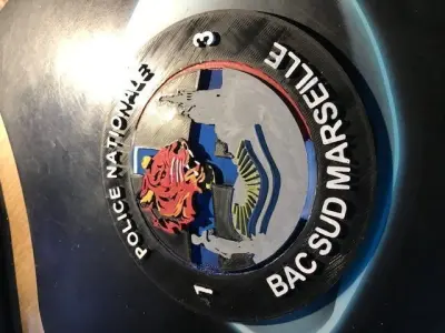 police bac sud 3D print model