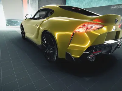 Toyota Supra 2021 3D model