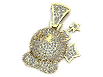 Bob-Omb - Super Mario stones 3D print model