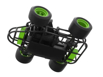 Concept crazy kart Scale 1 to 25 3D print model