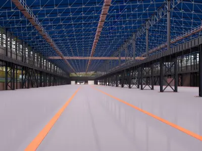 Industrial-Warehouse 3D model