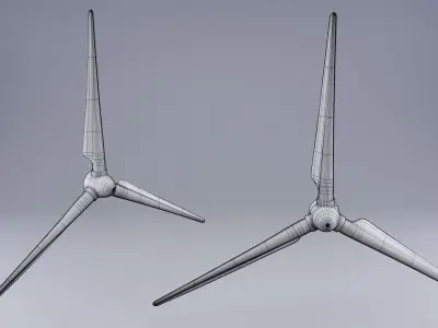 Wind Turbine 3D model