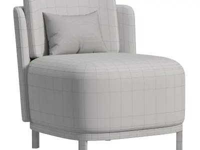 DARRINGTON ARMCHAIR BY CAZARINA 3D model