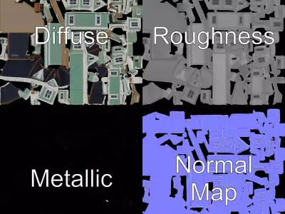 Victorian Mint Manor model pack Low-poly 3D model