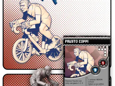 Fausto Coppi TUSSLE FOR VICORY 3D print model