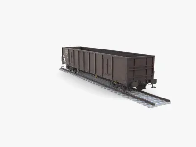 CFR Open Box Rail Car v1 3D model