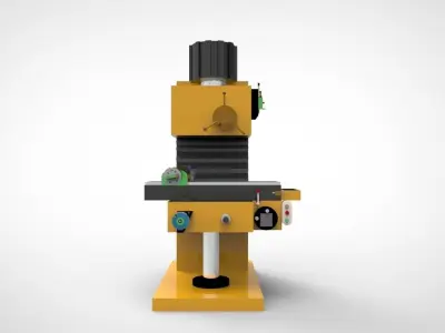 Miling Machine 4 3D model