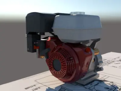 Motor 13HP  3D model