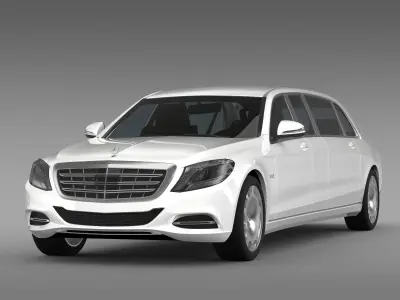 Mercedes Maybach Pullman S 600  VV222 2016 3D model