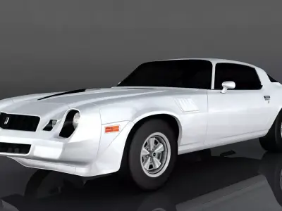 Chevrolet Camaro 1979 Low-poly 3D model
