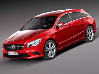Mercedes-Benz CLA Shooting Brake 2016 3D model