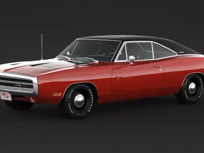 1970 Dodge Charger RT 3D model