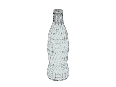 Supermarket Soda Drink Bottle 04 Low Poly PBR Realistic Low-poly 3D model