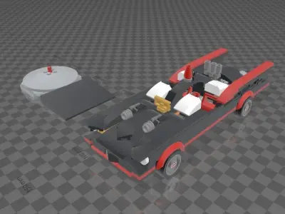 LEGO DC SUPER HEROES BATMOBILE 76188 3D print model