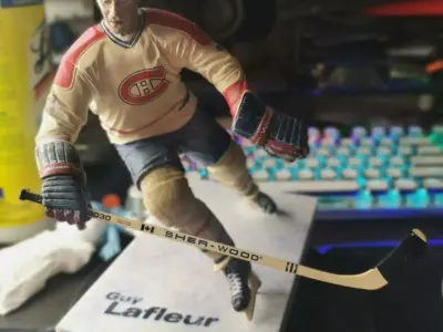 montreal canadians 10 guy lafleur 3D print model
