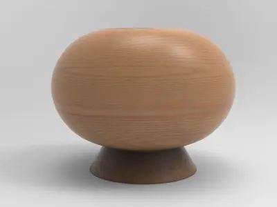 Sphe Vase Low-poly 3D model