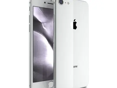 Apple iPhone 8 Silver 3D model