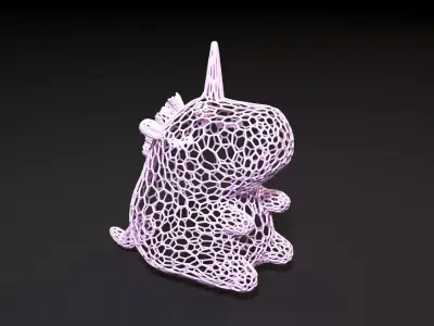 Unicorn figurine 3D print model