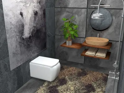 Bathroom Architecture Visualization 3D model
