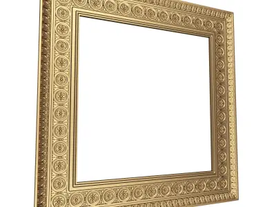 Classic Frame 031 Low-poly 3D model