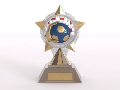 Handball Trophy 3D model