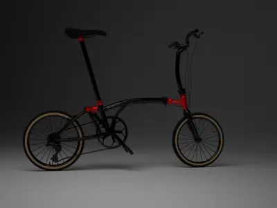 Brompton CHPT3 Special Edition Low-poly 3D model