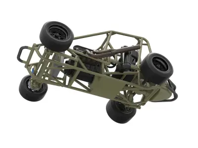 Pavement Midget car Base Scale 1 to 25 3D print model